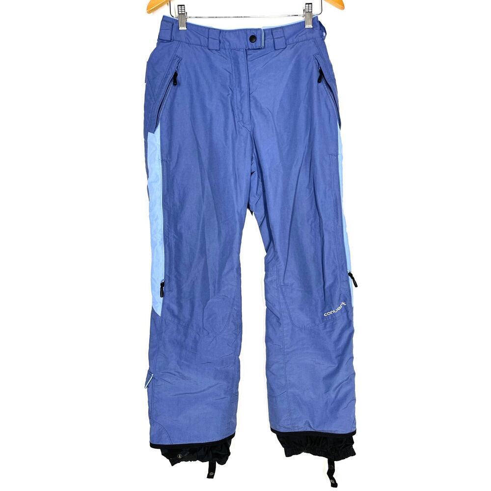 Columbia Convert Ski Pants Waterproof Outdoor Winter Snowboard Blue Small
